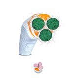Skadu | Tough & Mild Power Scrubber | 18 Replacement Pads | hyperlychee